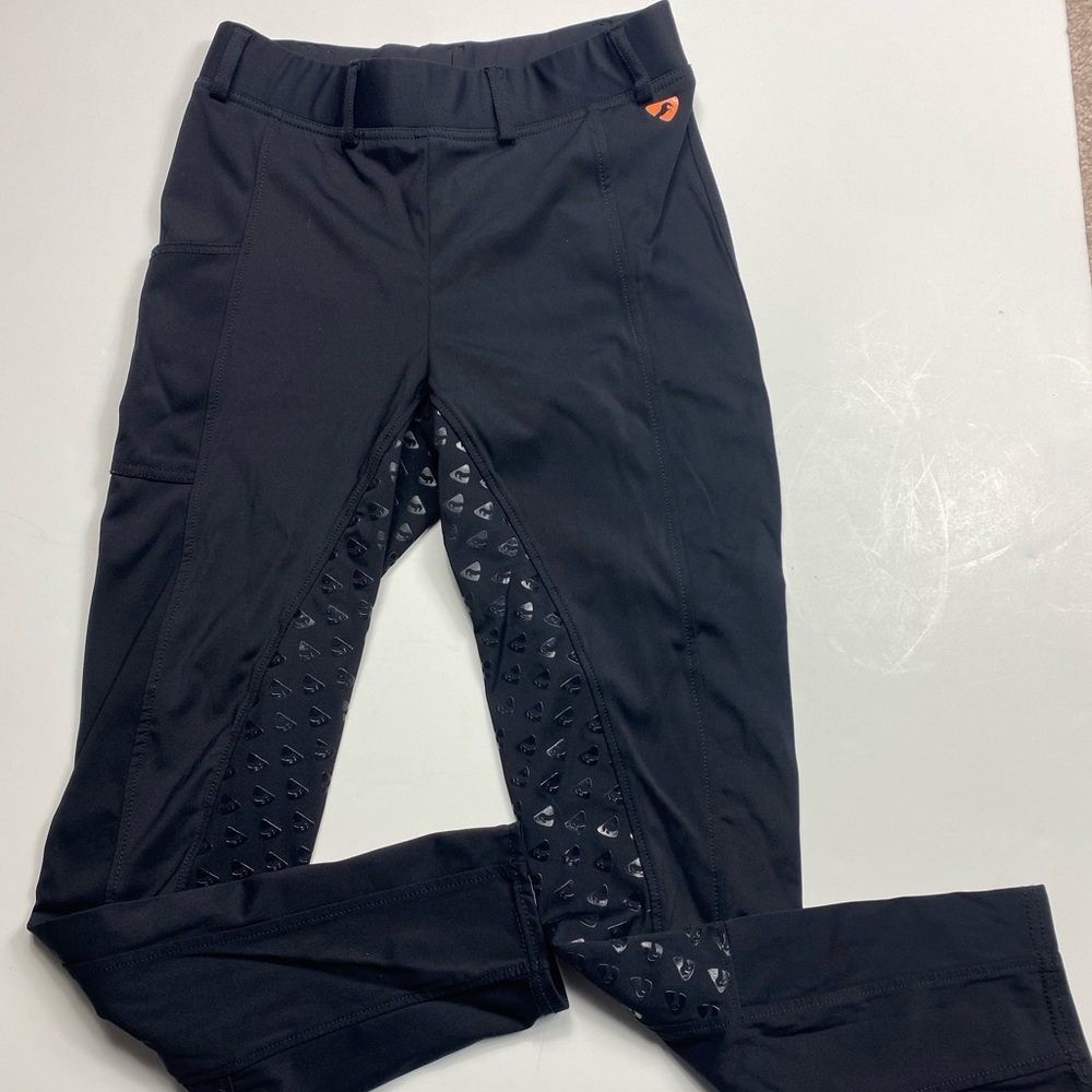 Aubrion Equestrian Riding Tights Full Seat Black Women’s Medium